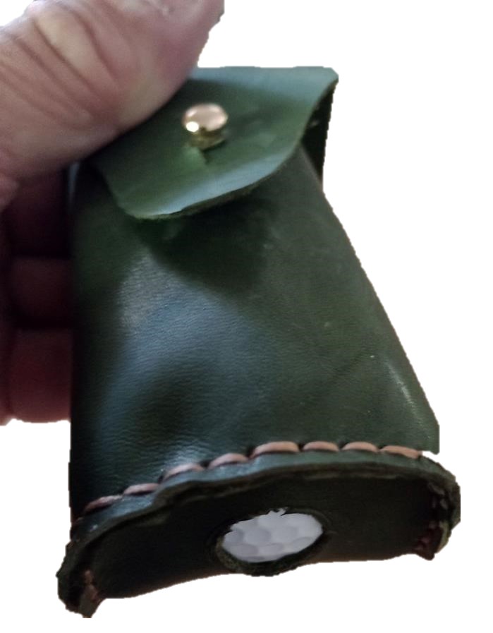 Golf Ball Holder showing ball in base