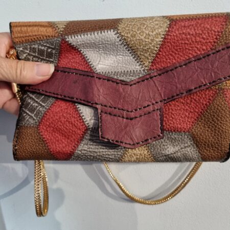 Patchwork clutch bag/purse