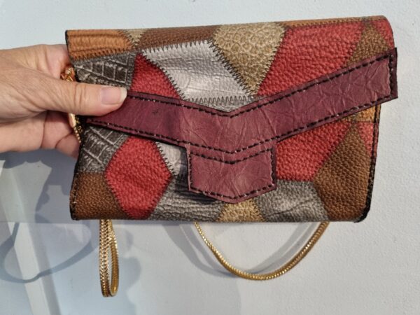 Patchwork clutch bag/purse